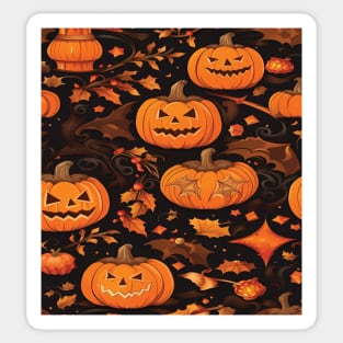 Halloween art ideas pattern Sticker